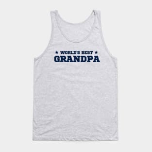 World's Best Grandpa Funny Saying Fathers Day Gift Tank Top